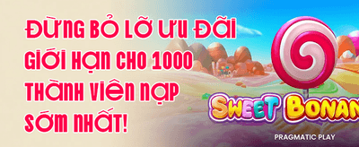 Chào Mừng Tân Thủ 100% Thưởng Nạp promotion banner